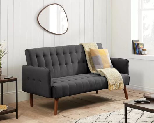 Hudson Sofa Bed - Charcoal