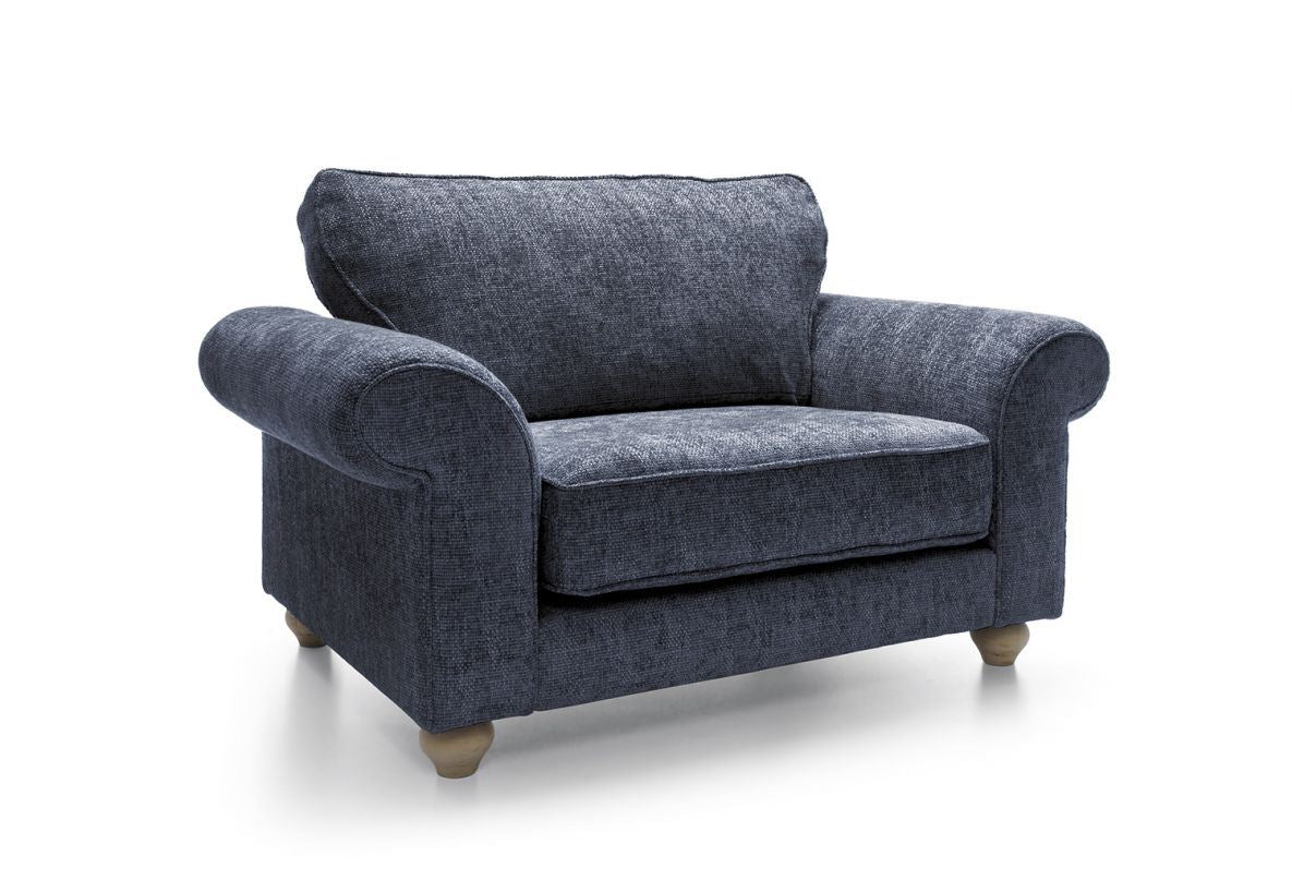 Ingrid Love Seat - Dark Blue