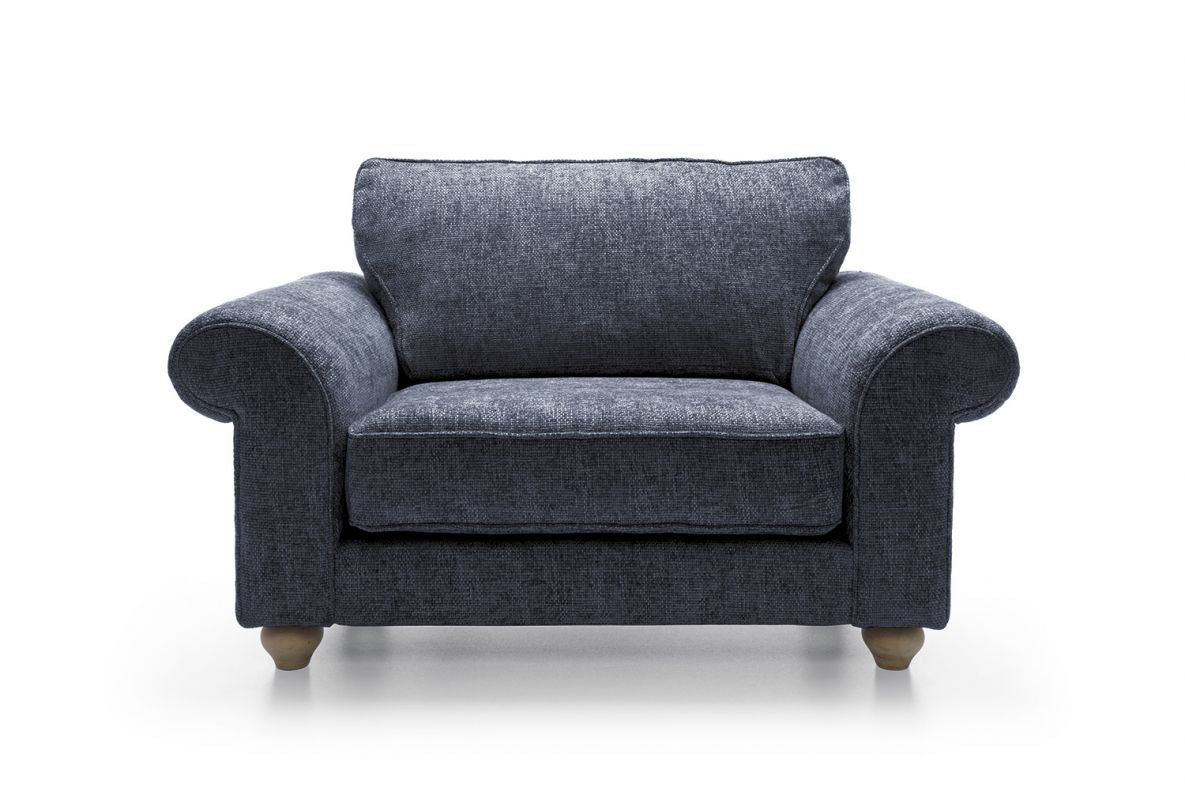 Ingrid Love Seat - Dark Blue