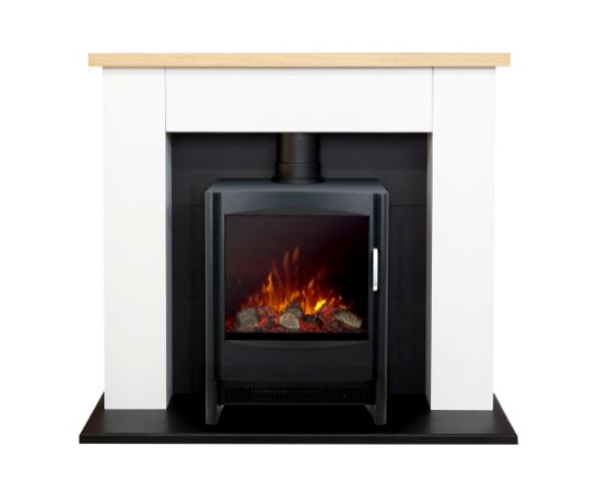 Chester in White with Keston Stove