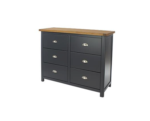 Dunkeld 3+3 Drawer Wide Chest