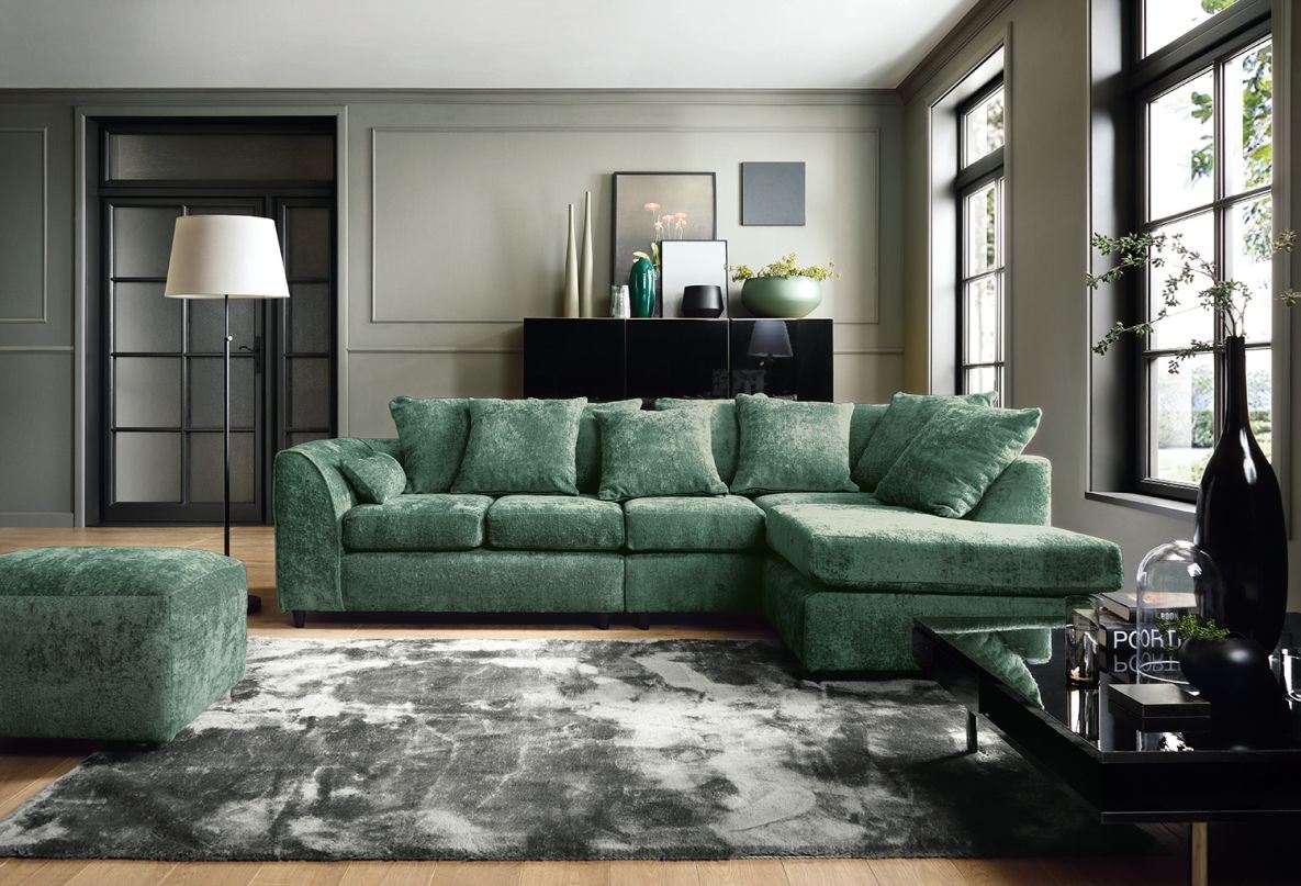 Harriet Right Facing Corner Plus - Rifle Green