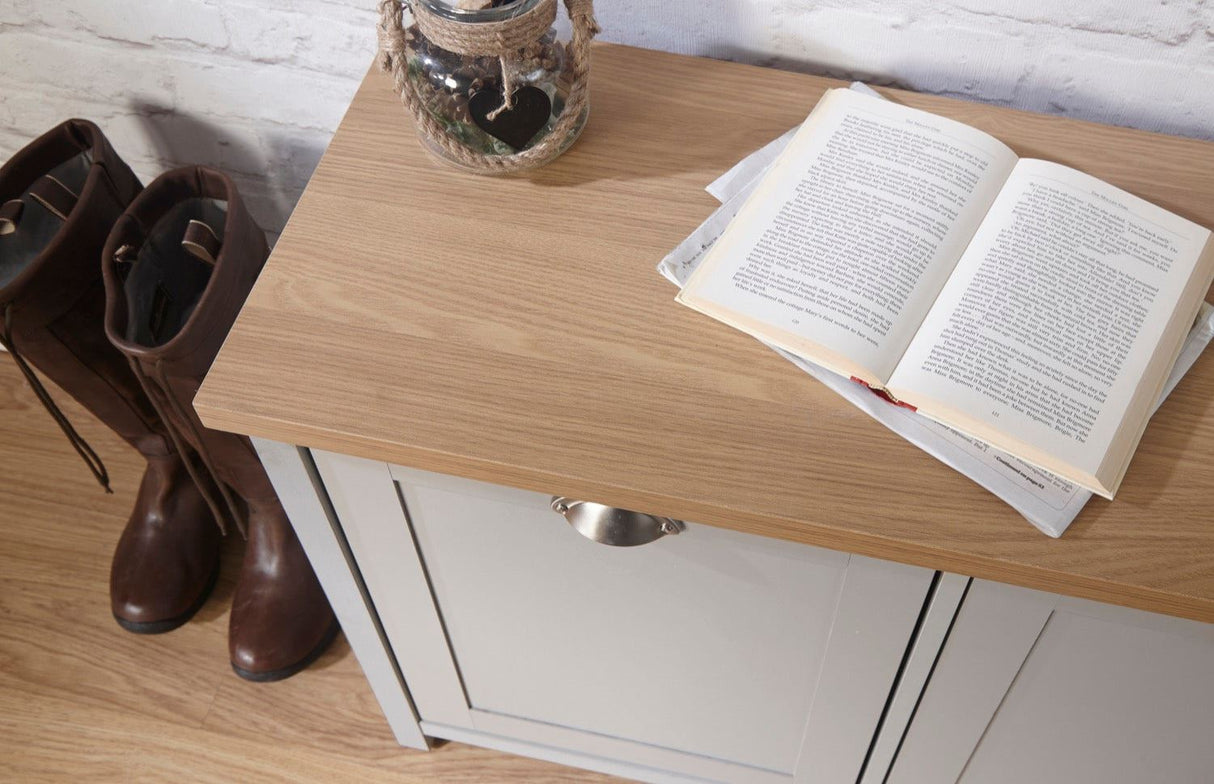 Lancaster shoe storage grey