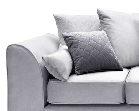Chicago Right Hand Facing Corner Sofa-Light Grey