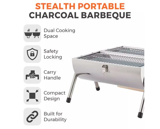 Tower Party Drum Portable Charcoal BBQ