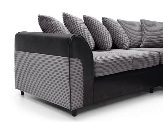 Harvey Right Facing Corner - Black & Charcoal