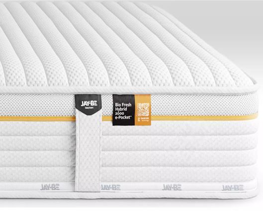 Jay-Be� Bio Fresh Hybrid 2000 e-Pocket Eco-Friendly Mattress - King