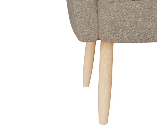 Florence Boucle Chair Natural Stone