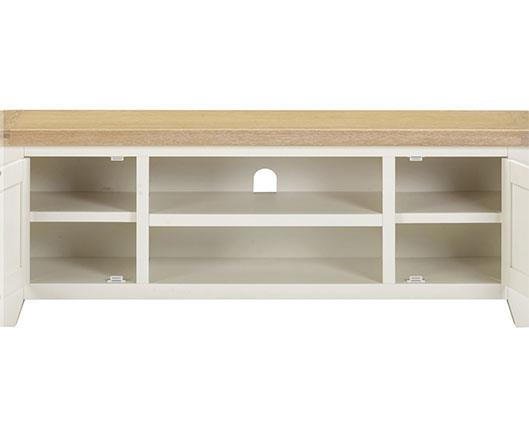 WINDSOR STRAIGHT TV UNIT - NATURAL OAK