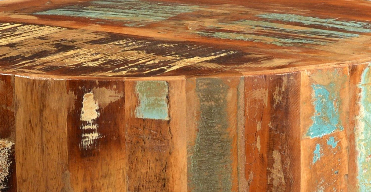 COASTAL DRUM SIDE TABLE