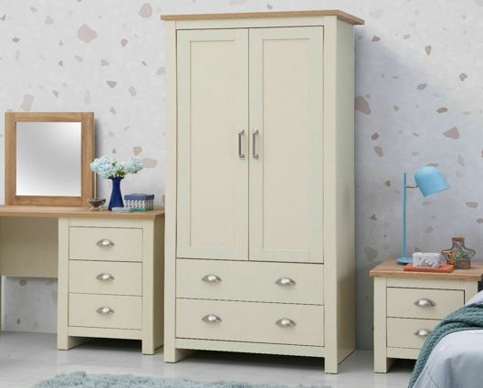 Lisbon 2 Door Wardorbe 2 Drawers