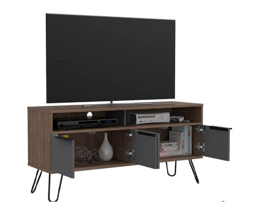 Vegas Wide Screen TV Rack with 4 Doors