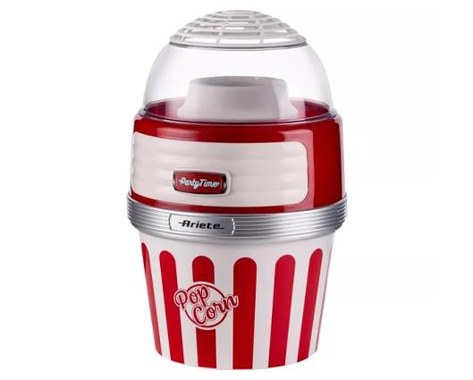 Ariete Retro Style Popcorn Maker Machine with Serving Bowl