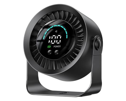 Rechargeable USB Desk Fan - Black