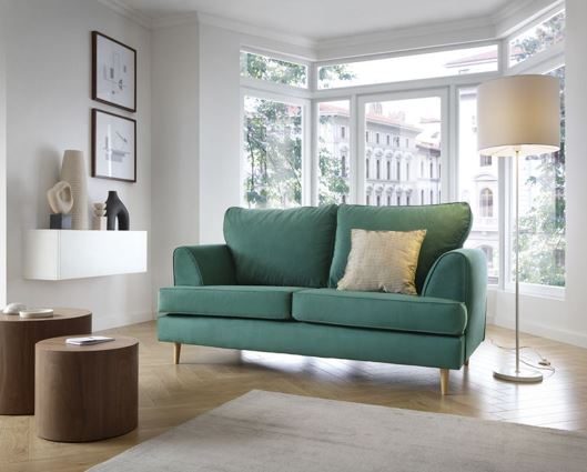 Harper 2 Seater - Forest Green