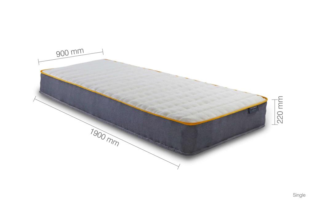 SleepSoul Comfort Mattress - Single