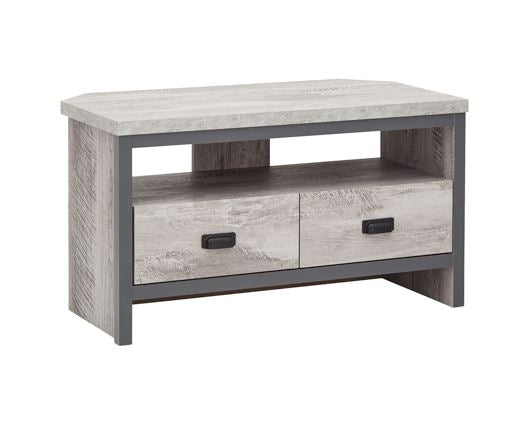 Boston corner tv unit grey