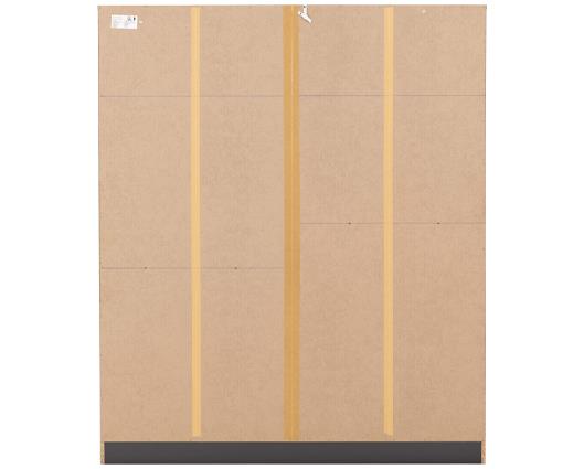 MALVERN 4 DOOR WARDROBE - GREY