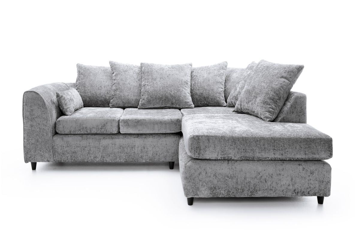 Harriet Right Corner Sofa- Light Grey