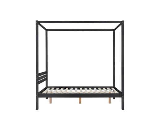 Mercia Four Poster Double Bed - Black