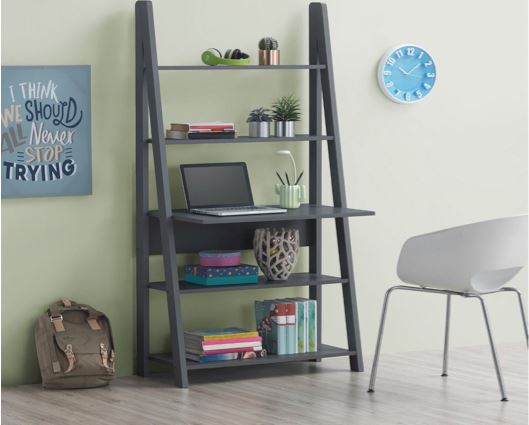 Ladder Desk - Dark Grey