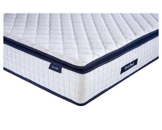 90cm SleepSoul Bliss 1500 Pocket Mattress - Single