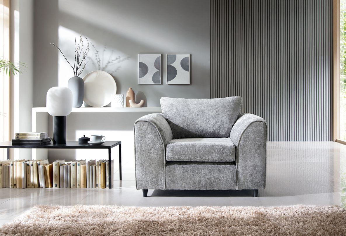 Harriet Armchair - Light Grey