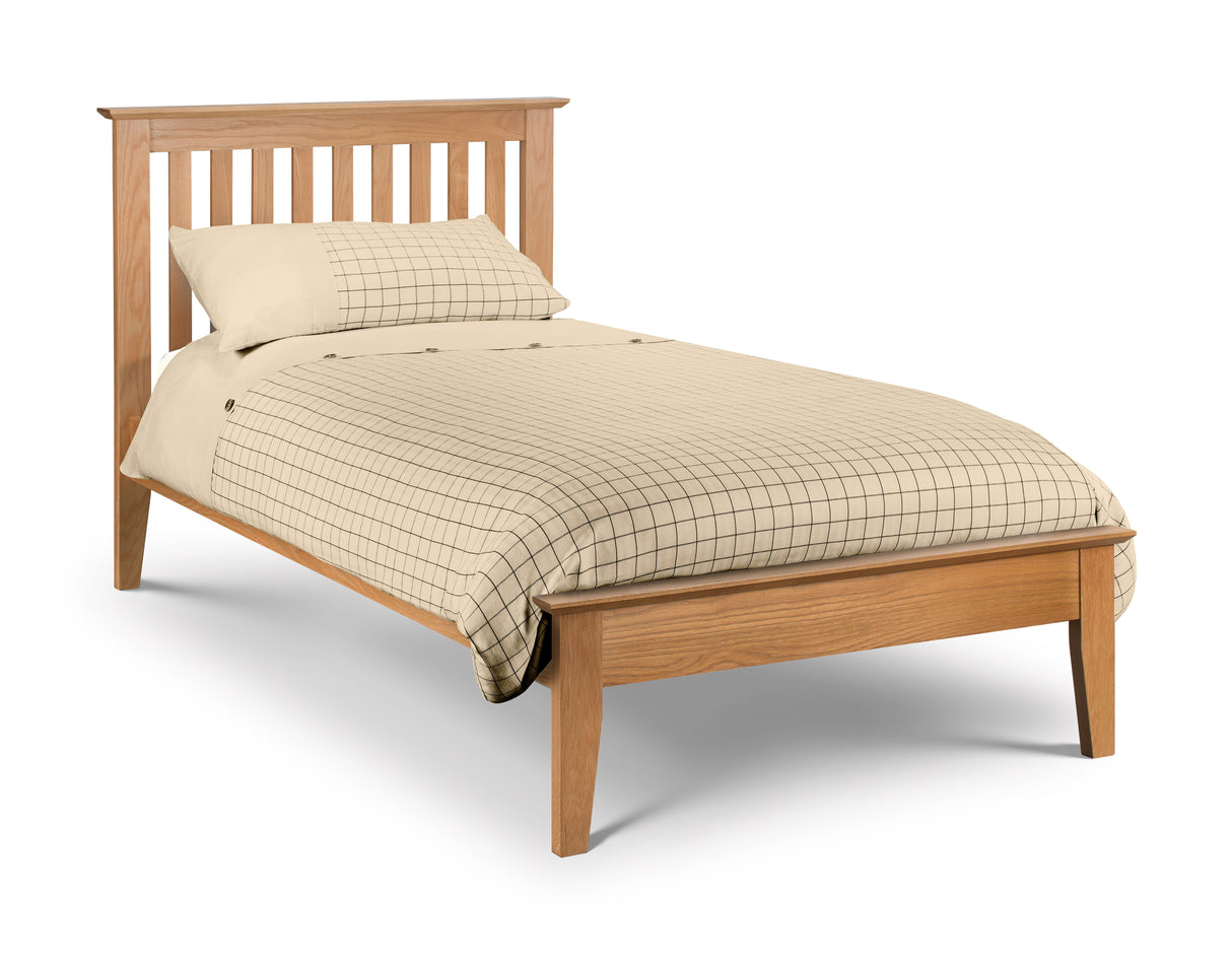 SALERNO SHAKER BED 90CM OAK