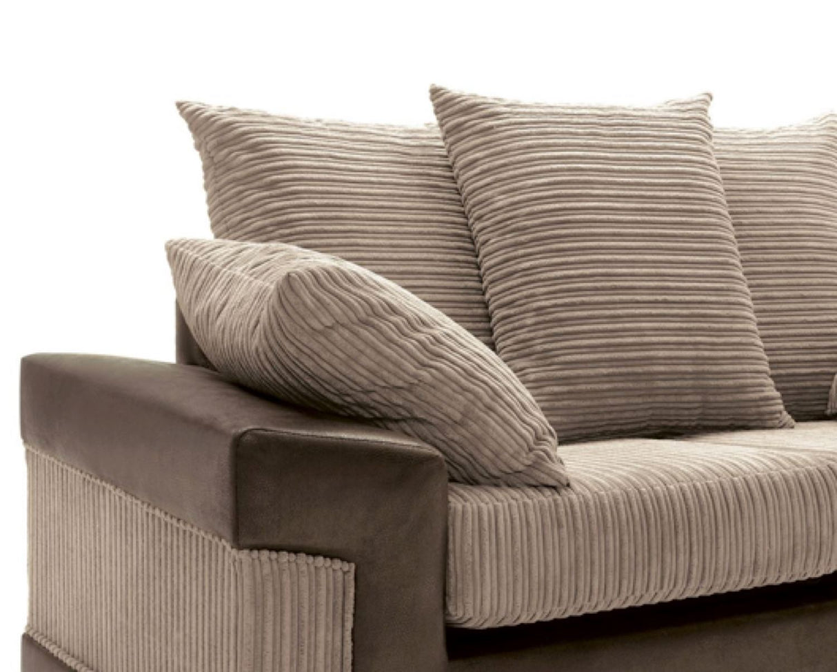 Dino 2 Seater- Brown & Beige