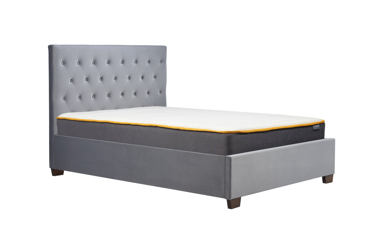 Cologne Double Bed - Grey