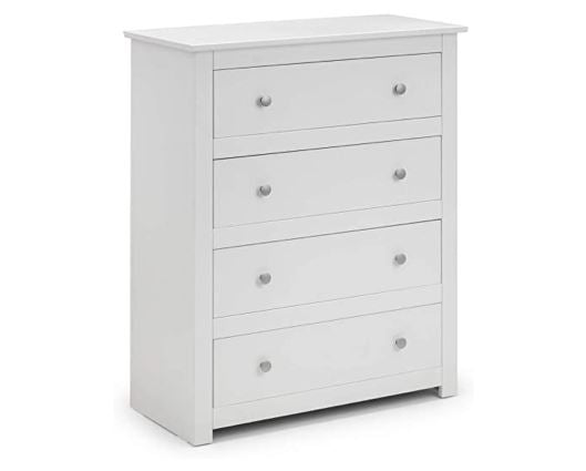 RADLEY 4 DRAWER CHEST - SURF WHITE