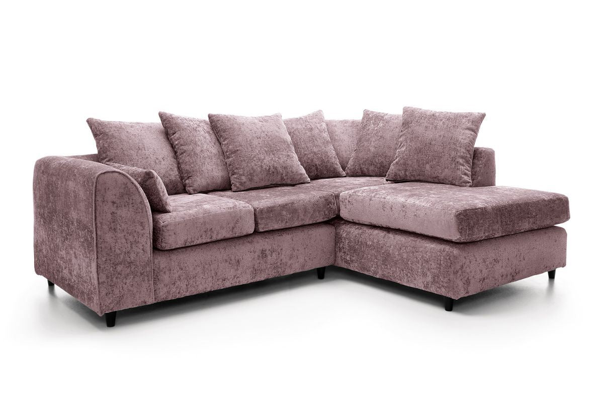 Harriet Right Corner Sofa - Pink