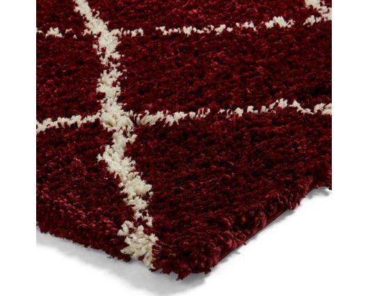Scandi Berber G257 Red/Cream - 200 x 290