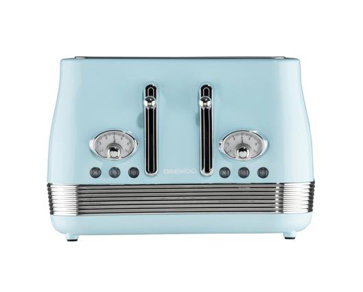 DAEWOO DENVER 4 SLICE TOASTER SKY BLUE