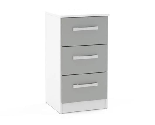 Lynx 3 Drawer Bedside
