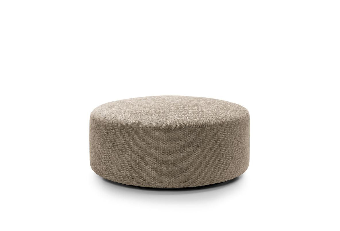 Ingrid Large Swivel Footstool - Taupe