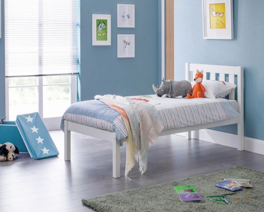 LUNA BED 90CM SURF WHITE