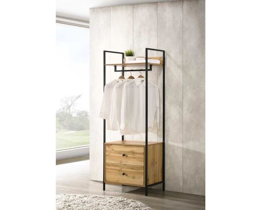 Zahra Open Wardrobe with 2 Drawers