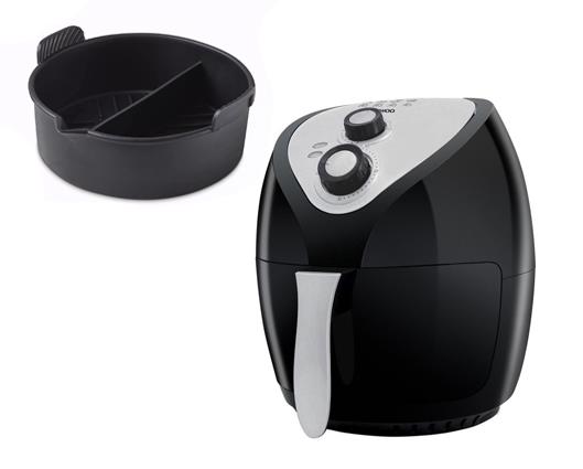 Daewoo 3.6L Single Pot Air Fryer and Silicone Tray with Divider
