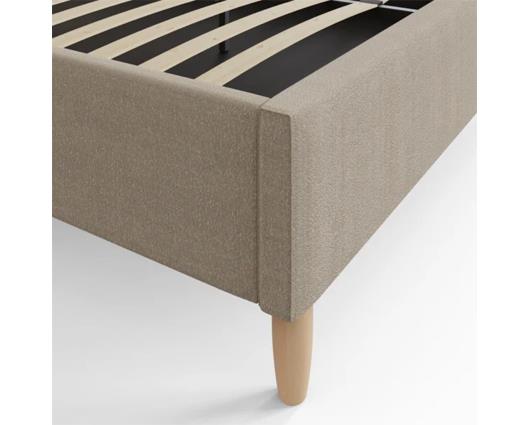 Florence 150cm Boucle Ottoman Bed Natural Stone