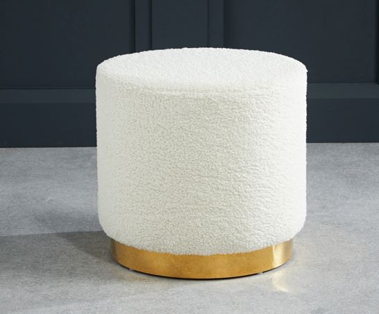 Lara Pouffe Ted Fabric Small