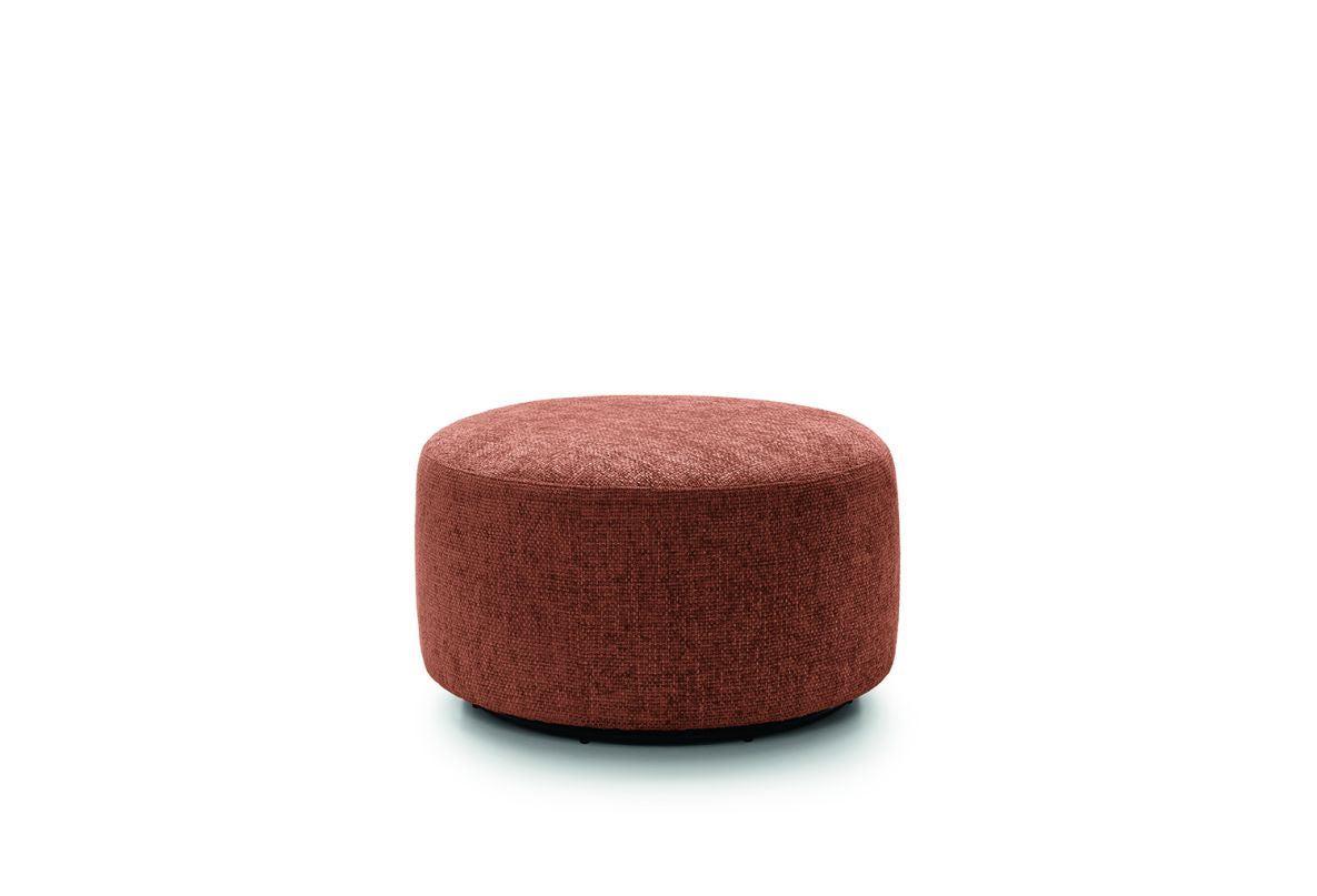 Ingrid Swivel Footstool - Burnt Orange
