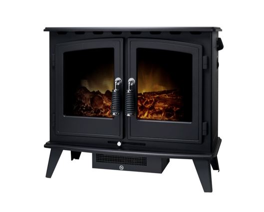 Adam Woodhouse Electric Stove in Black