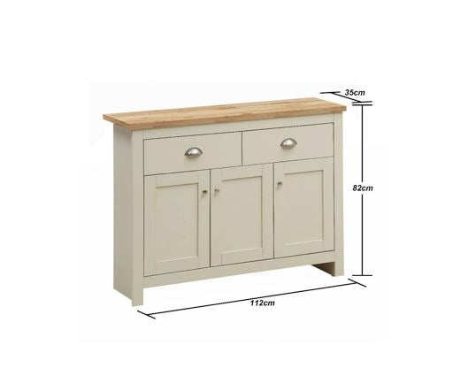 Lisbon Sideboard with 3 Doors & 2 Drawers