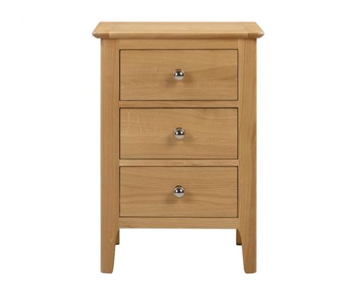 COTSWOLD 3 DRAWER BEDSIDE