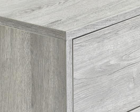 Bali 4 Drawer Chest Grey Oak