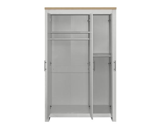 Highgate 3 Door Wardrobe-Grey