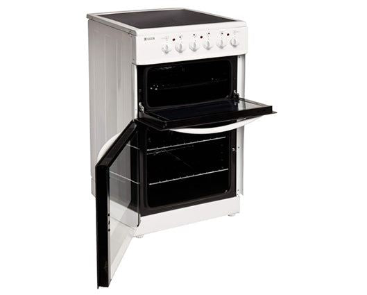 Haden HECT50W 50cm Twin Cavity Electric Cooker with Ceramic Hob
