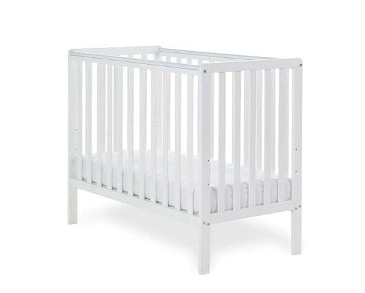 Bantam Cot & Fibre Mattress - White