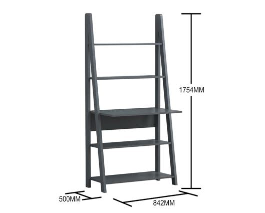 Ladder Desk - Dark Grey